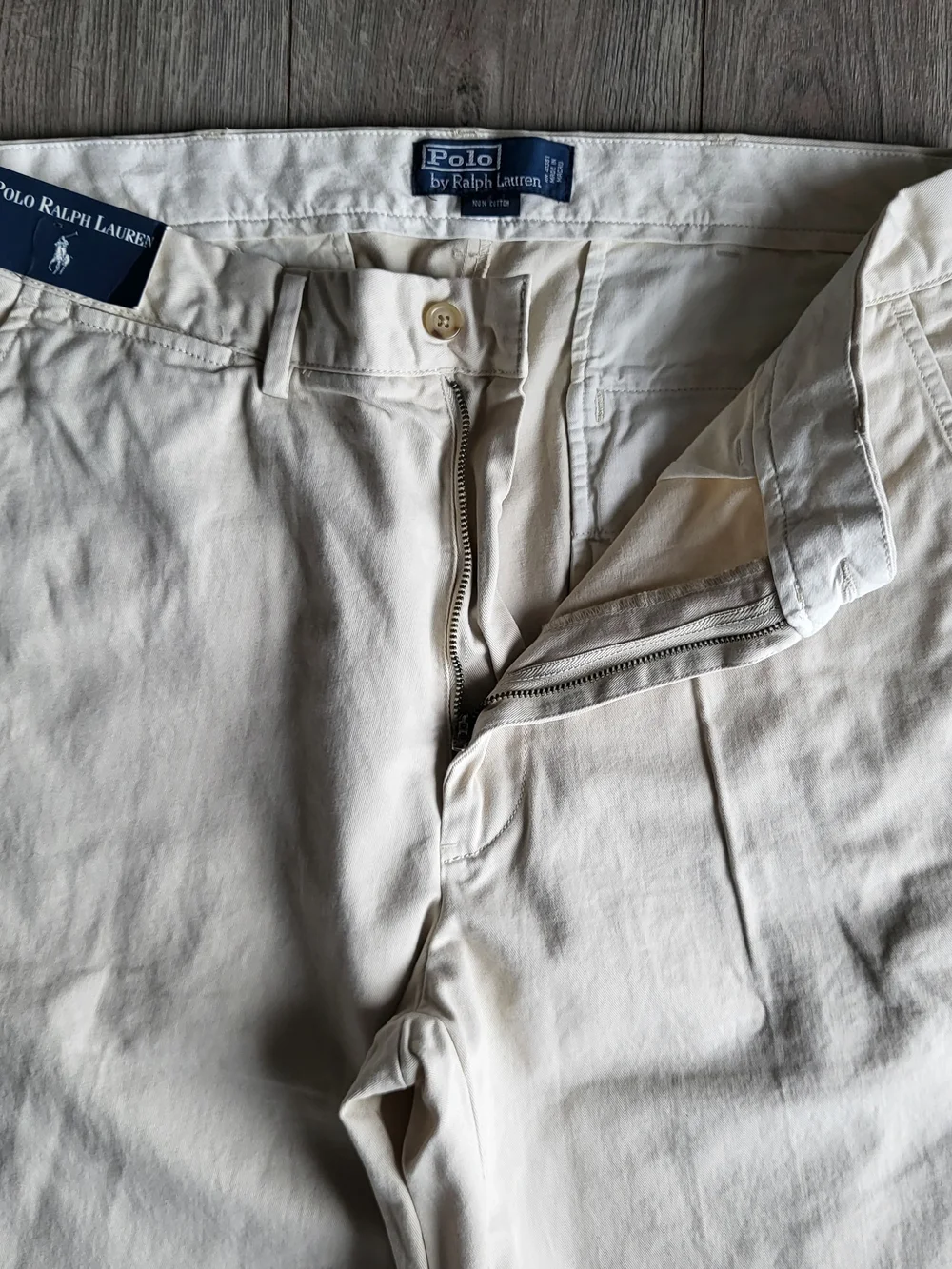 Polo Ralph Lauren Prospect Pant Men 35x30 Beige Khaki Chino Trouser DeadstockNWT